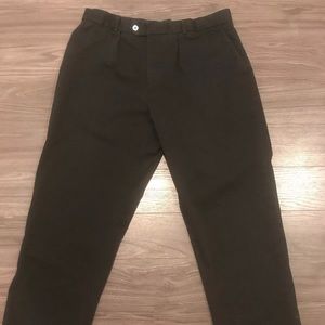BURBERRY GOLF black cotton men’s pants